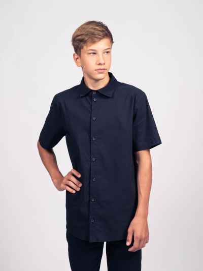 TMK 7412-2 Рубашка (цвет: Темно-синий 170 см)