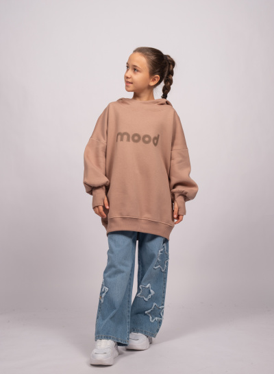 DMB KIDS 9343 Худи утепленное ( оверсайз ) (цвет: Коричневый) DMB KIDS 9343 Худи утепленное ( оверсайз ) (цвет: Коричневый)