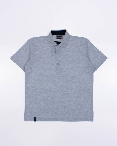 CEGISA 4006 Поло (кнопки) (цвет: Серо-голубой меланж)